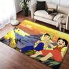 H-Heidi Cartoon Floor Mat Soft Thickened Absorbent Non-Slip Bedroom Living Room Door Mat Home Decor Flannel Rugs