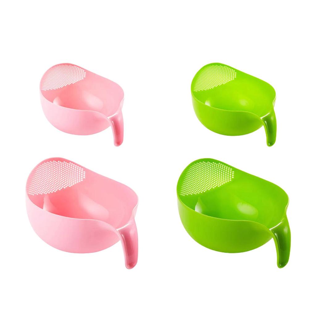 Food Grade Plastics Rice Strainer BowlRice Washer Strainer Colanders