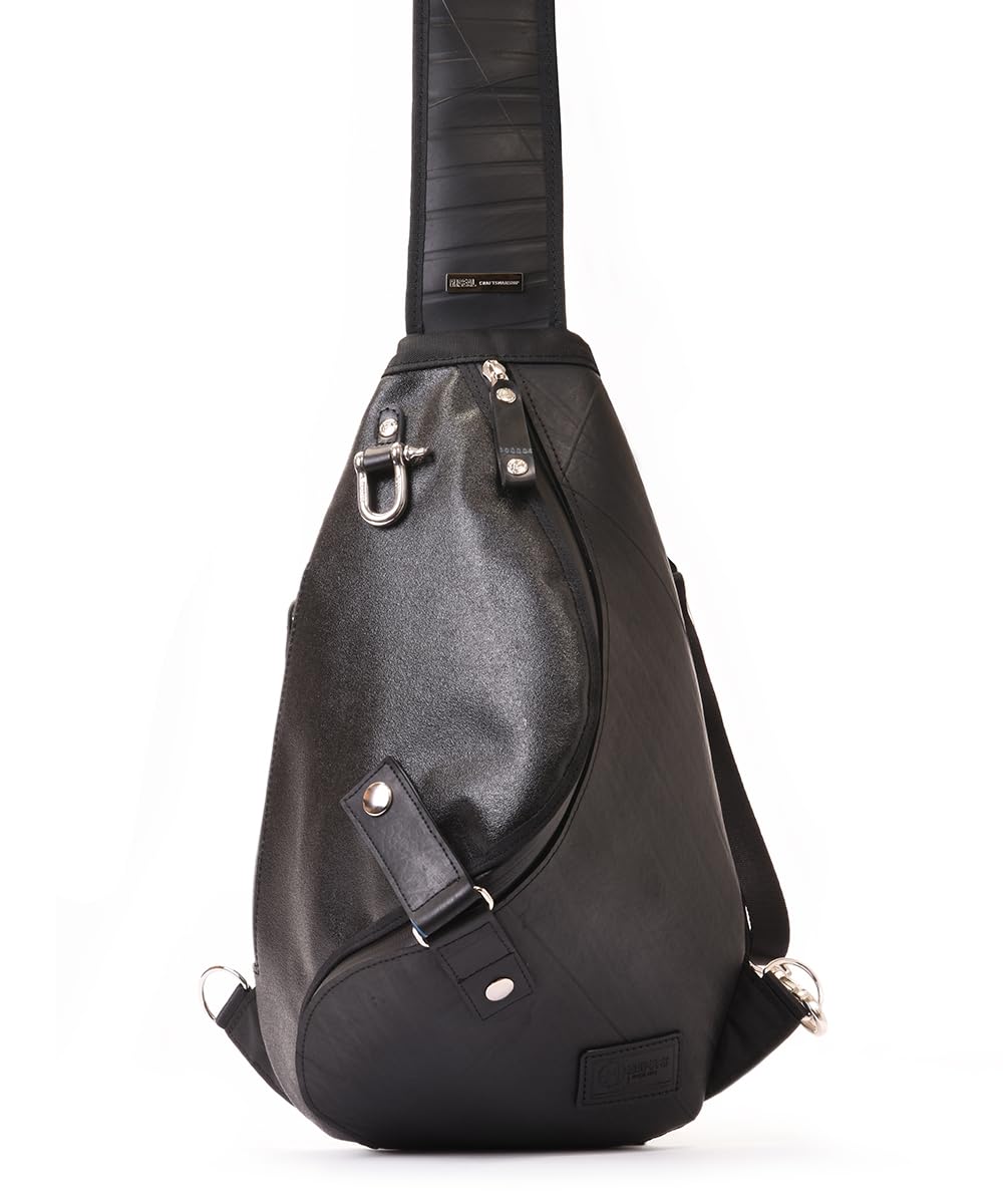 

Водонепроницаемая однолямочная сумка Morino Canvas x SEAL, Модель Spiral PRO, Мужская сумка-слинг, Для улицы, Через плечо, Одноплечевая, с накладкой на плечо, Туристическая сумка