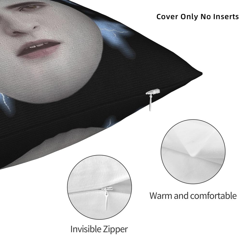 Funny Edward Cullen Jacob Twilight Pillow Cover Comfy Cushion Cover Morden Pillow Case For Living Room Sofa