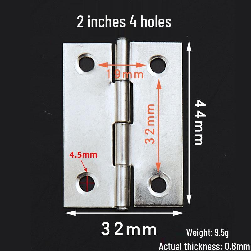 Stainless Steel Folding Casement Hinge for Doors, Windows, Wooden Boxes & Luggage (1-4 inches)