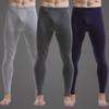 Men's Cotton Wool Modal Thermal Pants, Plus Size, Long Base Layer for Autumn and Winter