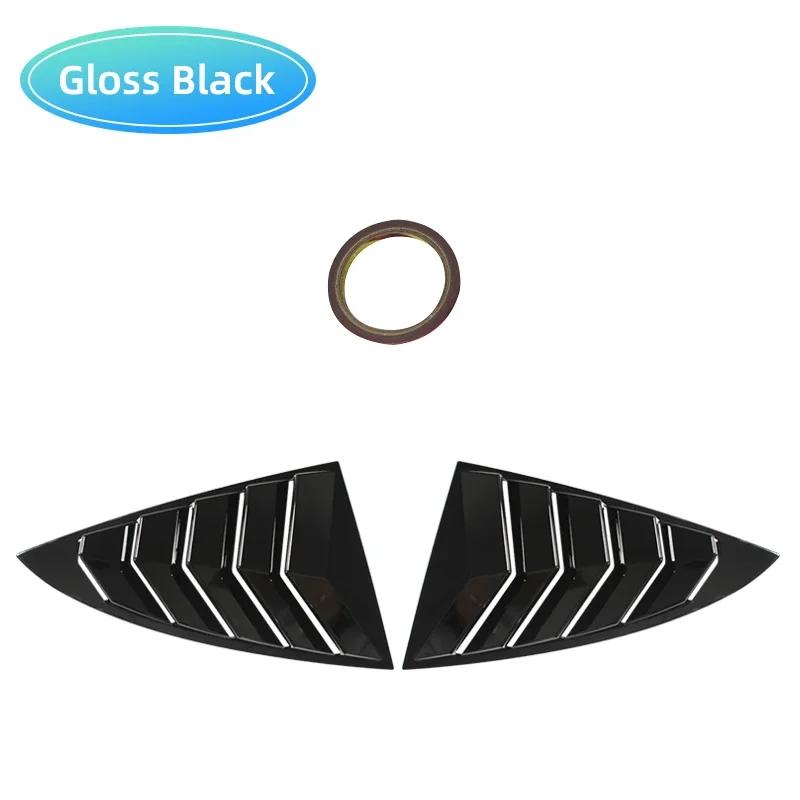 

Car Rear Window Shutter Cover Trim Window Louver Side Vent Trim Sport Style For Tesla Model 3 2017-2026 Accessories
