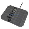 Y5GD Strong Durable Waterproof Knife Storage Bag  Precise Fine Thread 7 Knife Slots