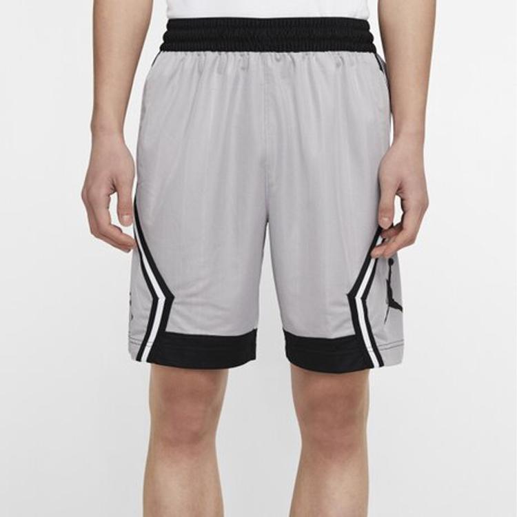 Jordan Jumpman Diamond Basketball Training Shorts Men Bottoms Gray CD4909-059