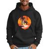 Men's Loose Flag Printed Hooded Sweatshirt Men's Casual Fashion Sports Sweatshirt