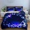 Elegant Butterfly Themed Decorative Set Exquisite Three-Piece Bedding Set Gift For Kids And Adults