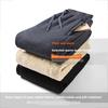 Herren Fleecegefütterte Thermische Freizeit Hose Verdickte Lange Hose Herren Winter Baumwollhose Locker Geschnittene Sport Schweißhose Trendy