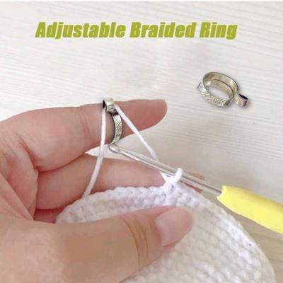 Knitting Loop Crochet Loop Knitting Accessories Knitting Ring Adjust
