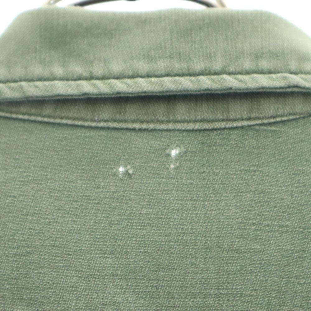 US.ARMY vintage Long sleeve Military shirt khaki Men's Used