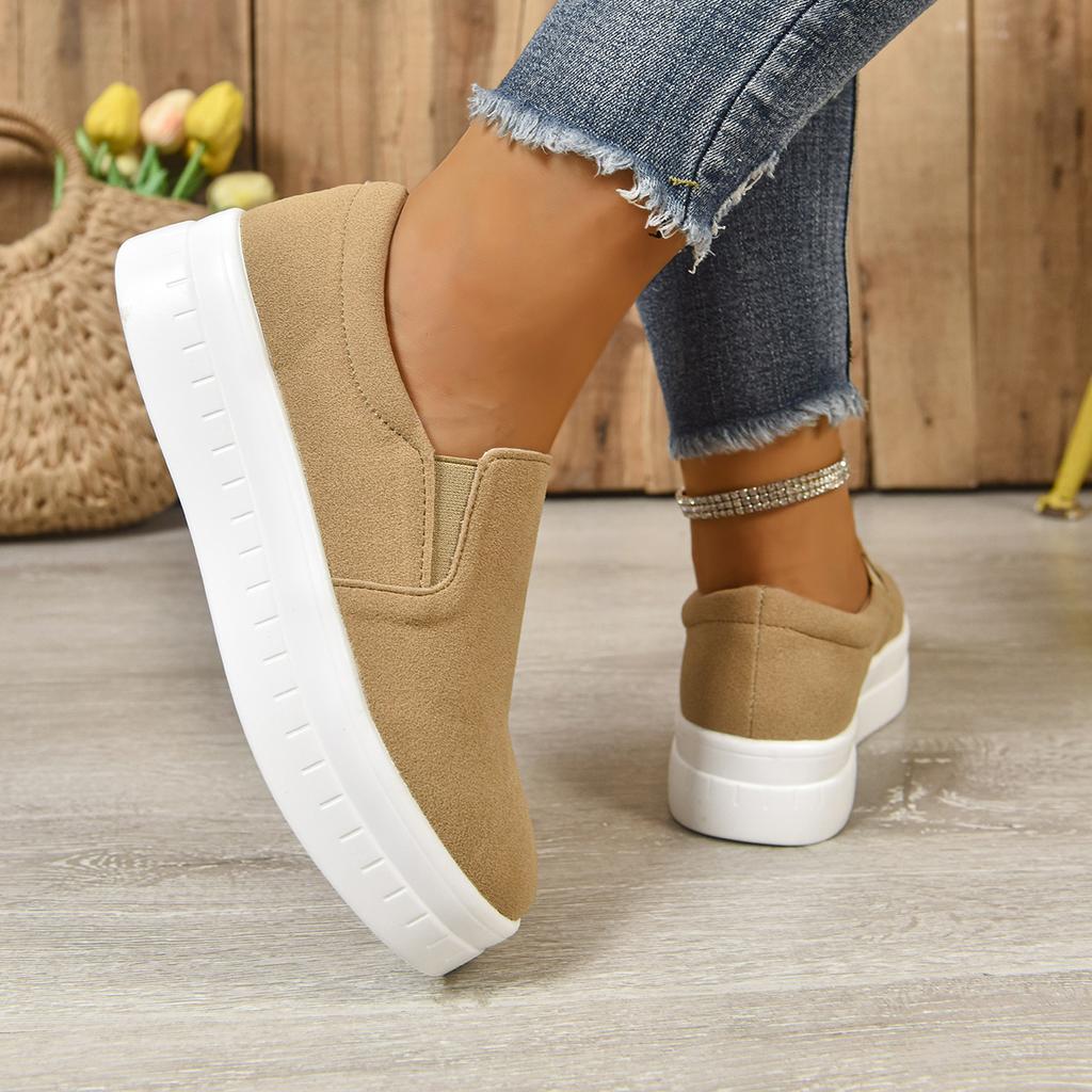 Fashion Shoes for Women Spring Leisure Sneakers New Womens Lazy Footwear Lightweight Thick Sole   Platform Women Shoes Size 36-43