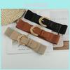 Women's Korean Style Wide Decorative Waist Belt For Dress Suit Blouse Vintage Elastic Belt