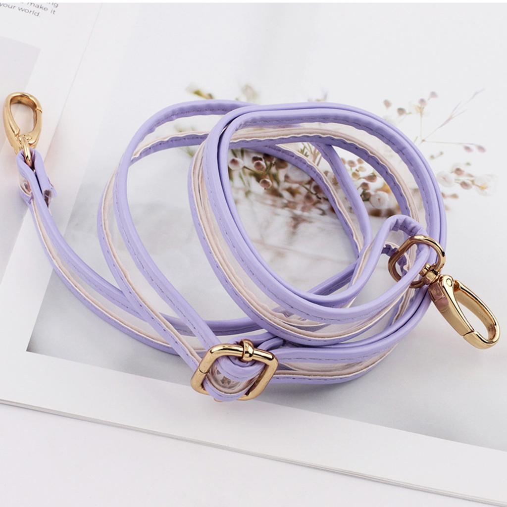 Crossbody Handle Fashionable Strap Long Shoulder Belt Long PVC Strap Comfortable Bag Handle for DIY Customization