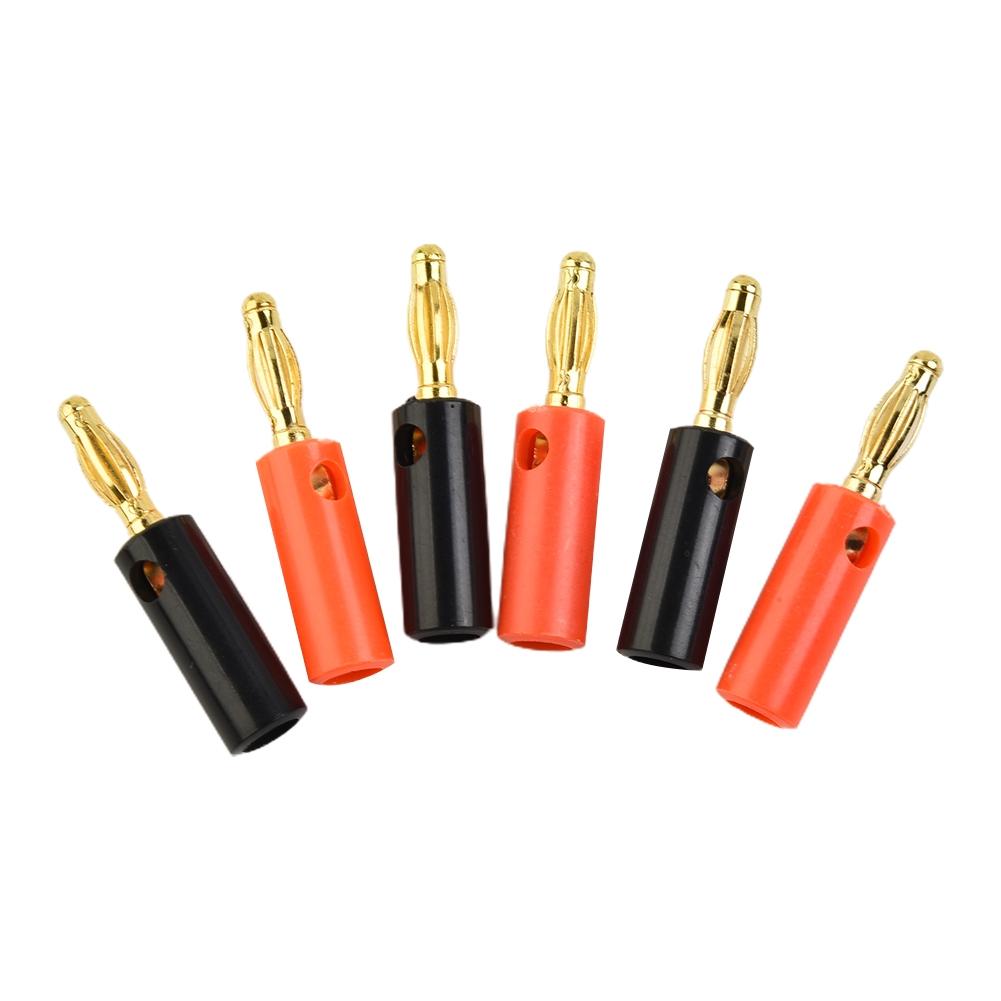 Premium Gold Plated Male Connector for Professional Audio Speaker Wire Cables