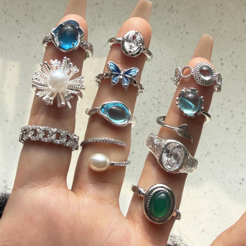 Xiaomi 925 Sterling Silver Rings for Women Couple Minimalist Handmade Simple Sparckling Zircon Ring Fine Jewelry Gift Prevent Allergy