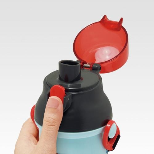 Skater Children's Water Bottle, 480ml, Direct Drinking, Plastic, One-Touch Operation, Dishwasher Safe, Made in Japan, Tomica 25, Boys', PSB5SANAG-A