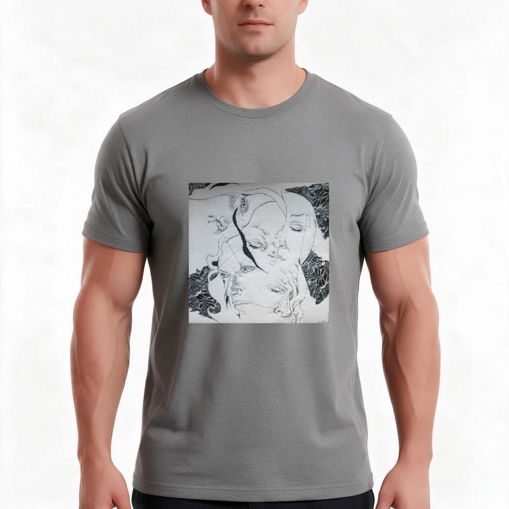 Daydream In The Flowers Art TShirt Summer Casual Cotton Tee Oversized Streetwear Tops Vintage Graphic Print Cotton