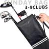 Borse da Golf per Uomo Borsa da Golf Leggera Impermeabile Pieghevole Organizer Leggero per Contenere 3-9 Mazze Palline Tee Asciugamani Adolescenti