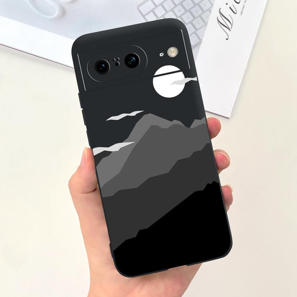 For Google Pixel 8 Pro Case GC3VE G1MNW Soft Silicone Rubber Protector Cover For Google Pixel 8 8A Bumper Pixel8 8Pro Phone Case