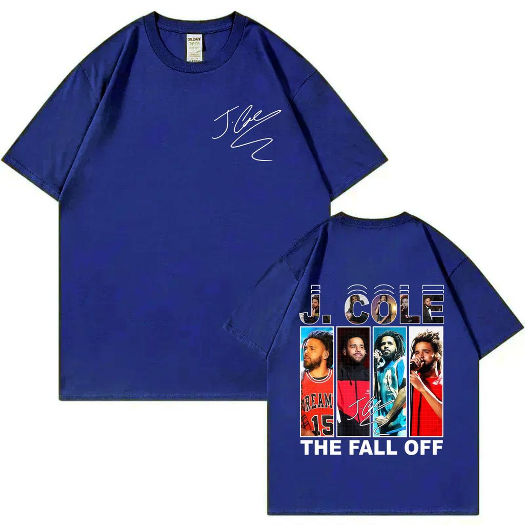 Rapper J Cole Graphic T Shirts The Fall Off Tour 2026 Merch Tshirt Men Women Clothing High Quality Fashion Short Sleeve T Shirt