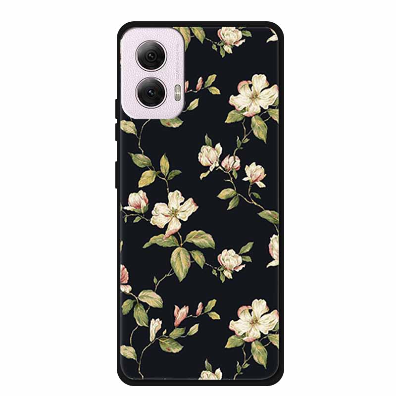 For Moto G Power 2024 Case TPU Animals Soft Silicone Phone Cases For Motorola G Power 2024 5G Wolf Protector Original Back Cover