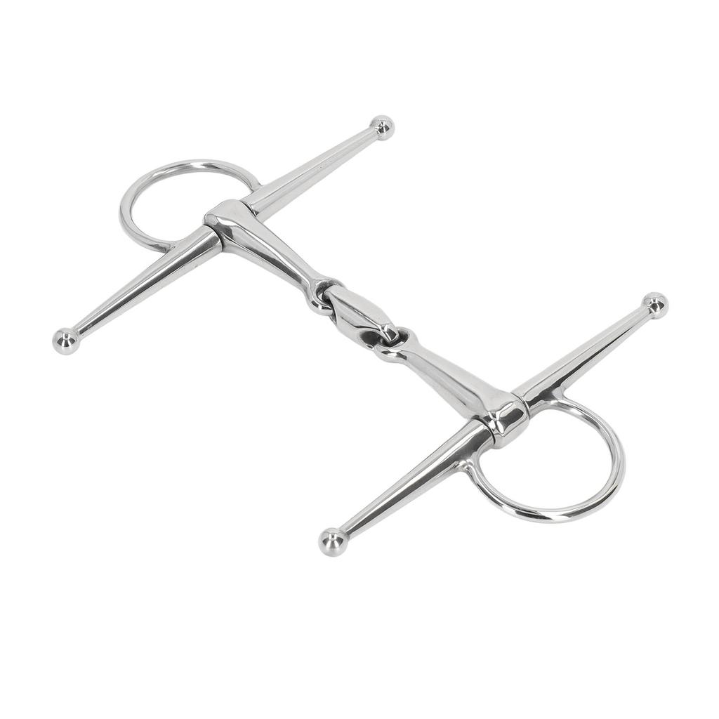 135mm Horse Mouth Bit Stainless Steel Horse Cheek Snaffle for Cultivation Outdoor Gift