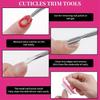 LINMANDA 7PcsManicure Tools Nail Care Removal Set Manicure Towel Removal Clip Polishing File Reusable Manicure Removal Tool Set