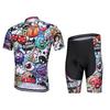 Herren Damen Radtrikot Trägerhose Set Atmungsaktiv Schnelltrocknend Mountainbike Bekleidung Outdoor Sport Reitausrüstung