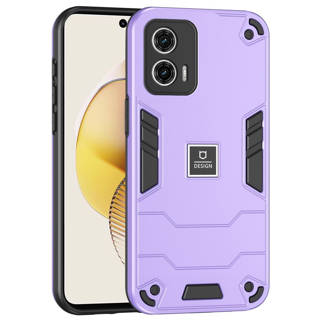 For Motorola Moto G73 5G Case 2 in 1 Rugged Hard PC Soft TPU Phone Cover