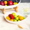 Modern Style Fruit Plate Plastic Material Candy Dish Cake Stand Cake Stand  Snack Serving