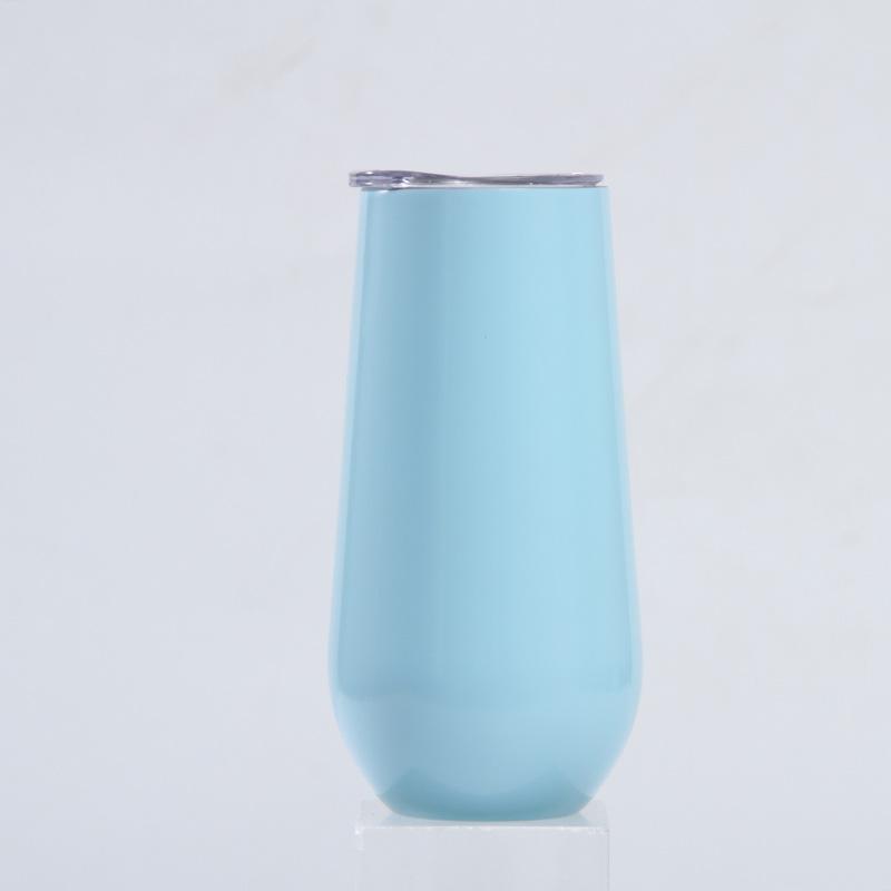6Oz Eggshell Cup 304 Stainless Steel Swig Double-Layer Vacuum Thermos Cup Creative Red Wine Glass U-Shaped Cup