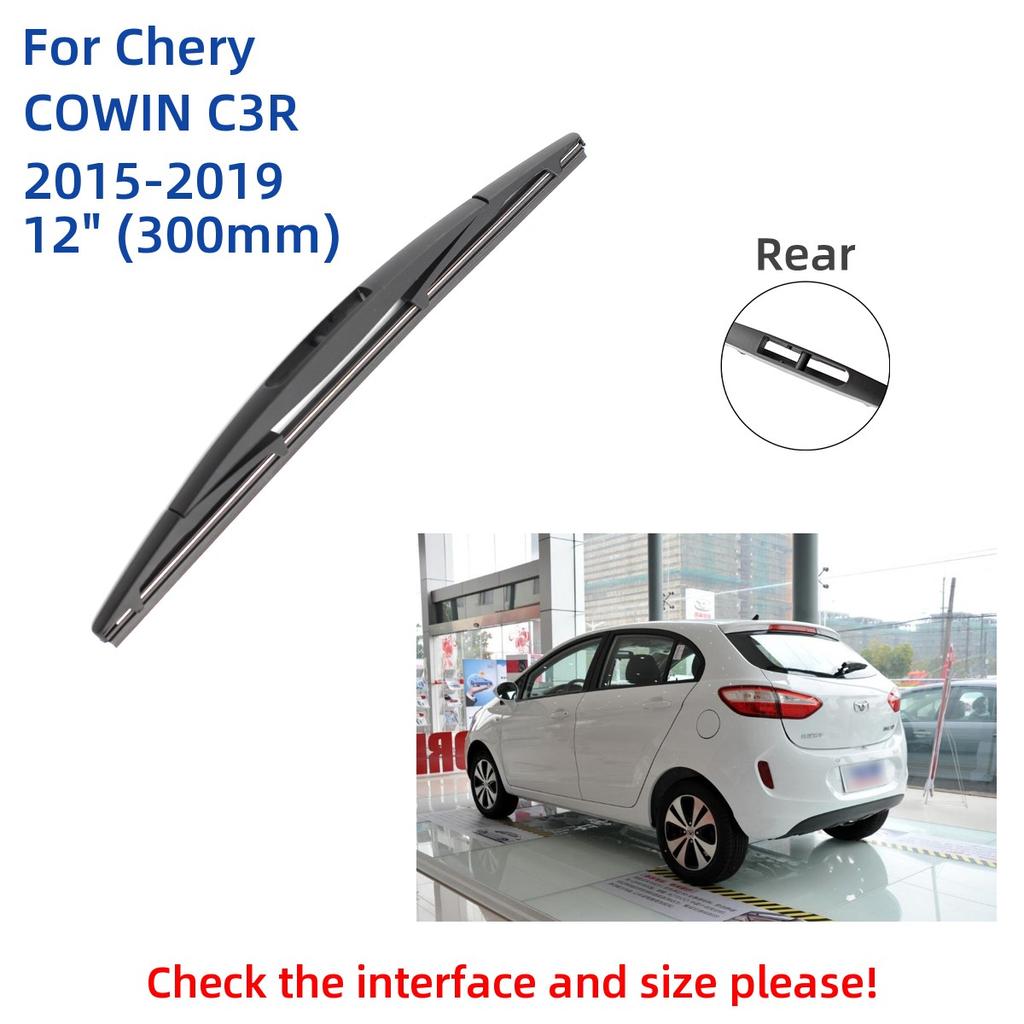 Für Chery COWIN C3R 2015-2019 Vorne Hinten Wischer Klingen Pinsel Cutter Zubehör J Haken 2015 2016 2017 2018 2019