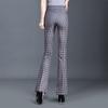 2025 Slim-Fit Stretchy Women's Plaid Micro-Flare Pants - Versatile Summer Fashion