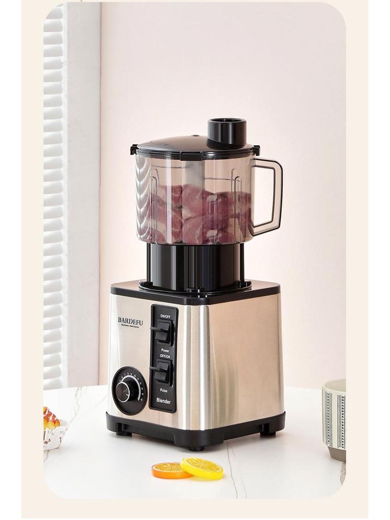 3L 6-in-1 Stainless Steel Multi-Function Blender: Juicer, Meat Grinder, and Wall Breaker