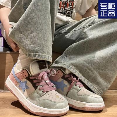 Retro Niche Design Star Board Shoes Women's Spring and Autumn Star Season New Student Versatile Hong Kong Style Sports Thick Bottom Xiaobai