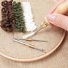 2.5mm/3.5mm/5mm Punch Needle Set Creative DIY Craft Embroidery Stitch Pen Professional Changeable Head Cross Stitch Needles