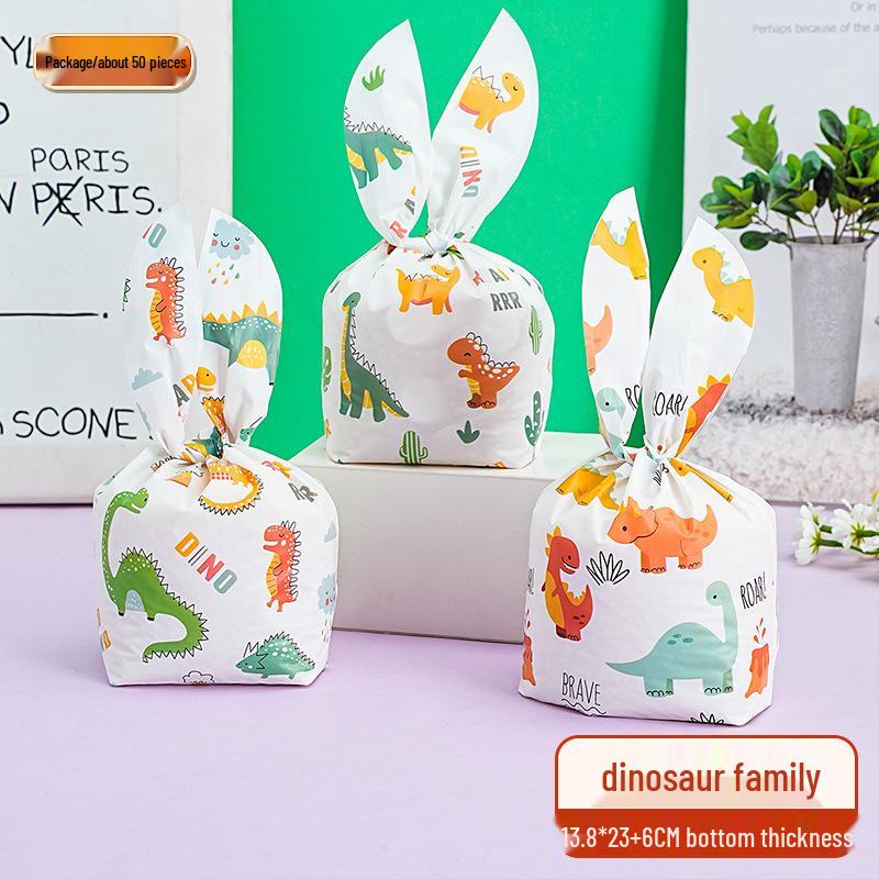 Children's Day Gift Bag: Snowflake Crisps, Snacks, Biscuits, Candy Rabbit Ear Packaging