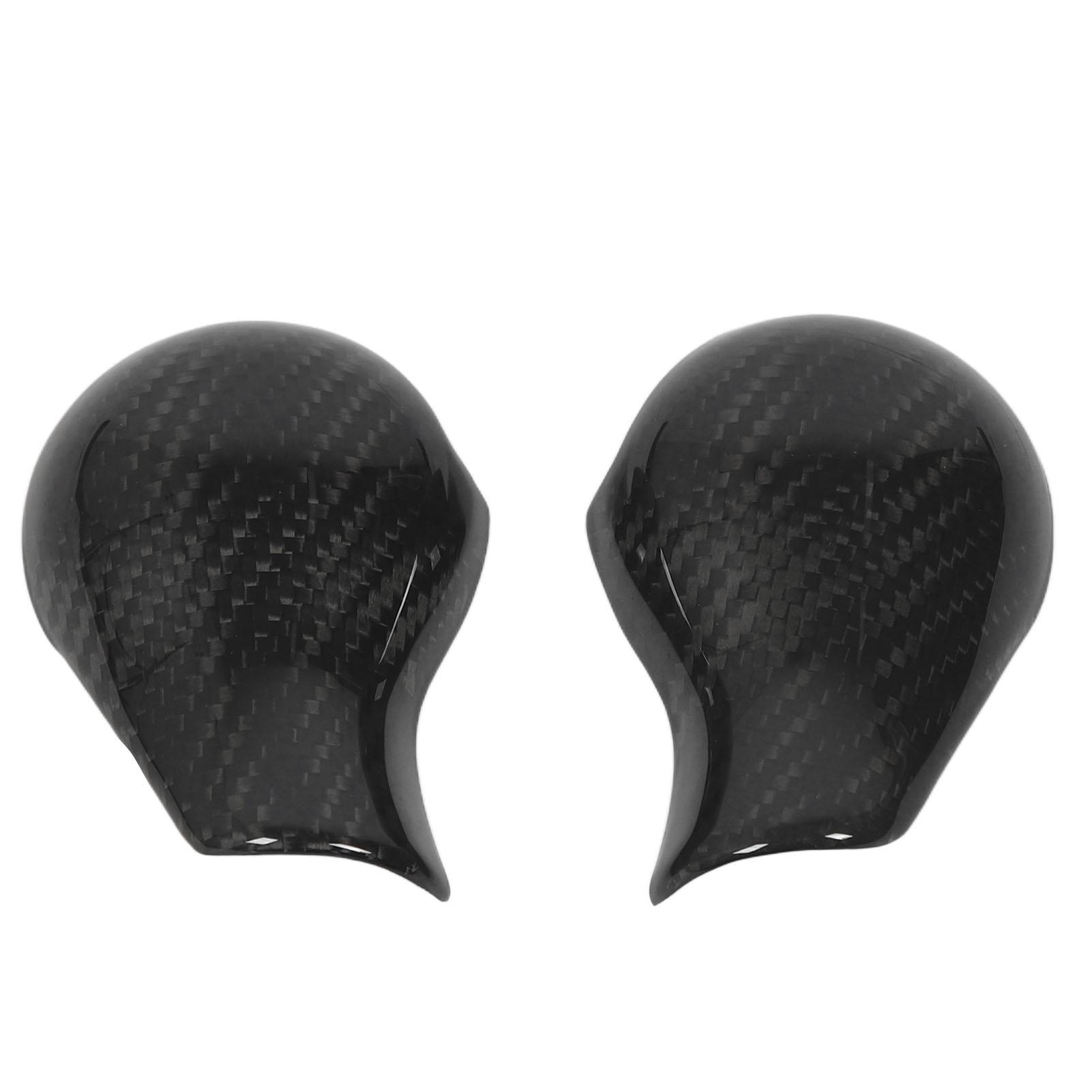 

Gear Shift Knob Cover Carbon Fiber High Toughness Shifter Knob Trim for 370Z Z34 2009 to 2018