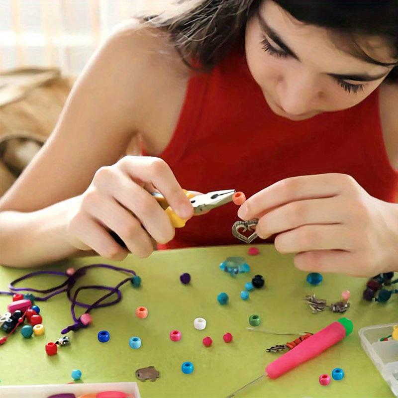 365pcs for Hair Braids Make Your Own Dirty Braids, Big Hole Bucket Beads, Bracelets, Dtring Beads