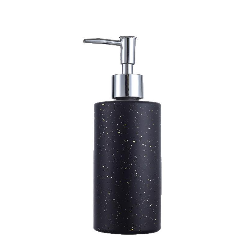Glass Press-Type Refillable Bottle for Hand Sanitizer, Shampoo, or Shower Gel – Ideal for Hotel and B&B Bathrooms