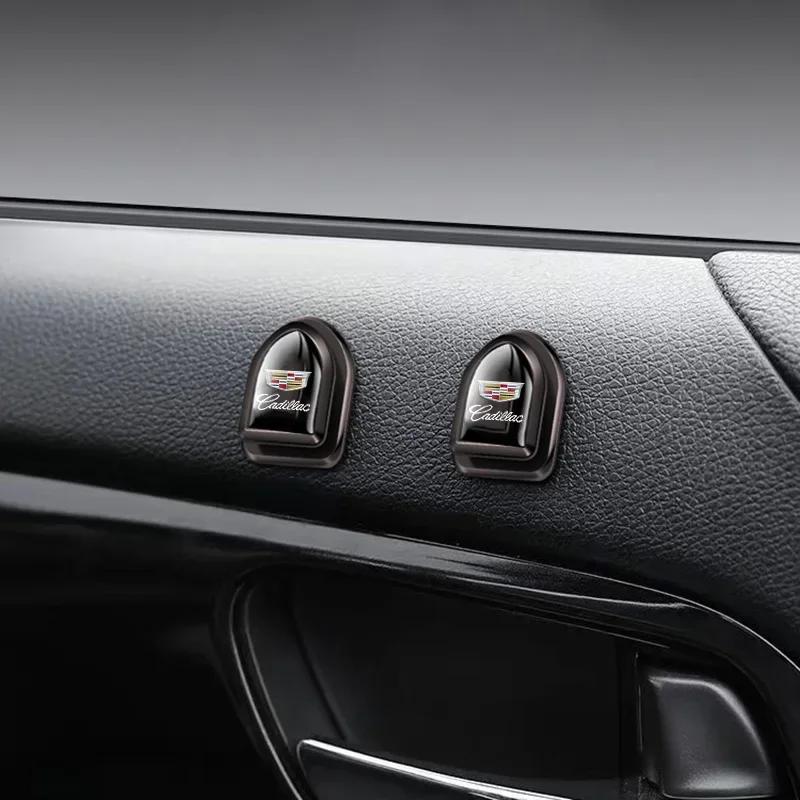 2pcs/4pcs Alloy Car Hooks Sticker Interior Organizer Storage Hanger for Cadillac ATS BLS CT4 CT5 CTS ESCALADE XLR XT4 XT6 XTS