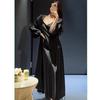 2025 Women's Summer V-Neck Ice Silk Nightgown: Elegant High-End Homewear