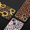Modny tygrysi leopardzi wzór kwiatowy na iPhone 11 12 13 15 14 Pro Max etui na telefon X XR XS 7 8 Plus SE 2020 luksusowy pokrowiec Funda