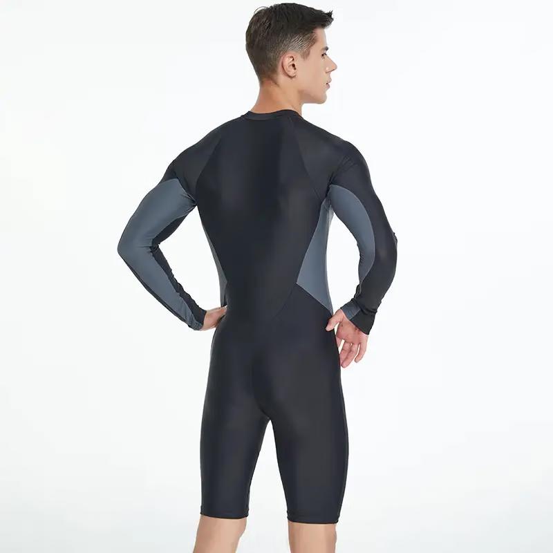 SBART Men s Long Sleeve One-Piece Wetsuit with Front Zipper L