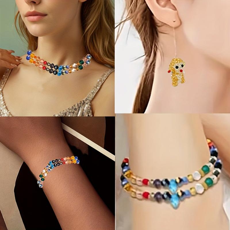 8mm Transparente Österreichische Künstliche Kristallperlen mit Facettierten Glasperlen Geeignet für DIY Armband Halskette Ohrring Schmuckherstellung Abstandshalterperlen