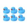 6/12/24/48 Piezas Patitos de Goma Azules Juego de Patitos Juguetes Patitos de Goma Chirriantes Lindos Flotantes Para Regalo de Fiesta de Cumpleaños