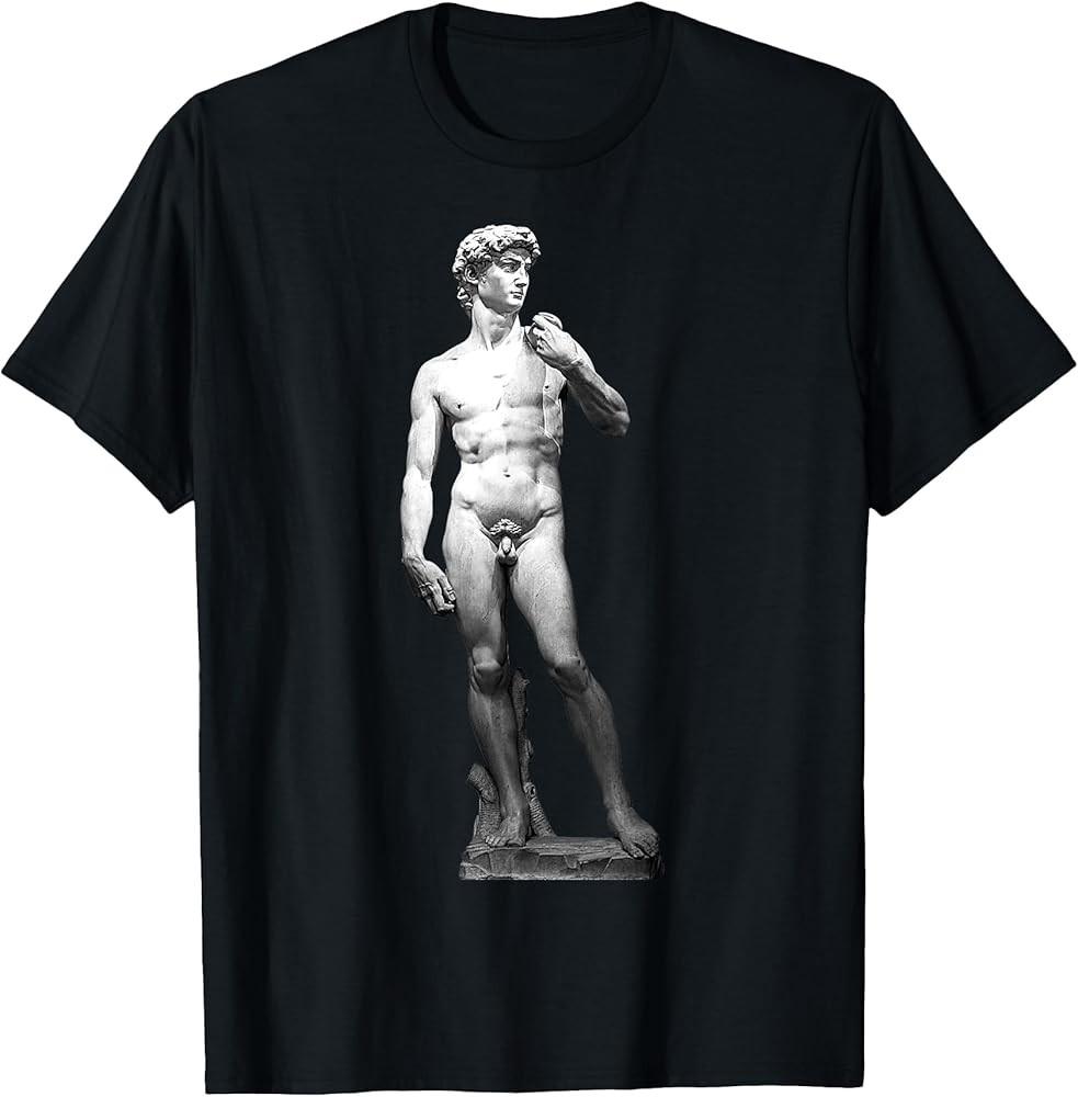 David Statue by Michelangelo T-Shirt Unisex T-Shirt S