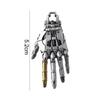 Portable Mechanical Bionic Hand Pendant Jewelry Accessories Steampunk Mechanical Hands Necklace