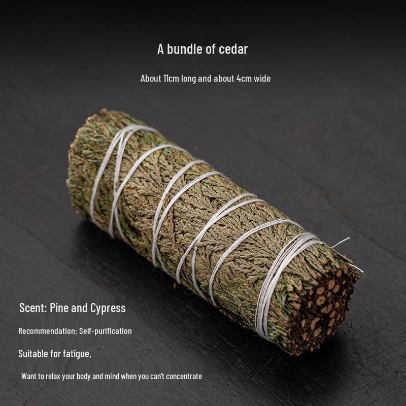 Ceramic Sage Burning Incense Burner Fireplace Ornament with Aroma Diffuser