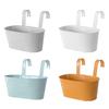 Detachable Hook Hanging Flower Pots for Balcony Ers Indoor Rails Deck